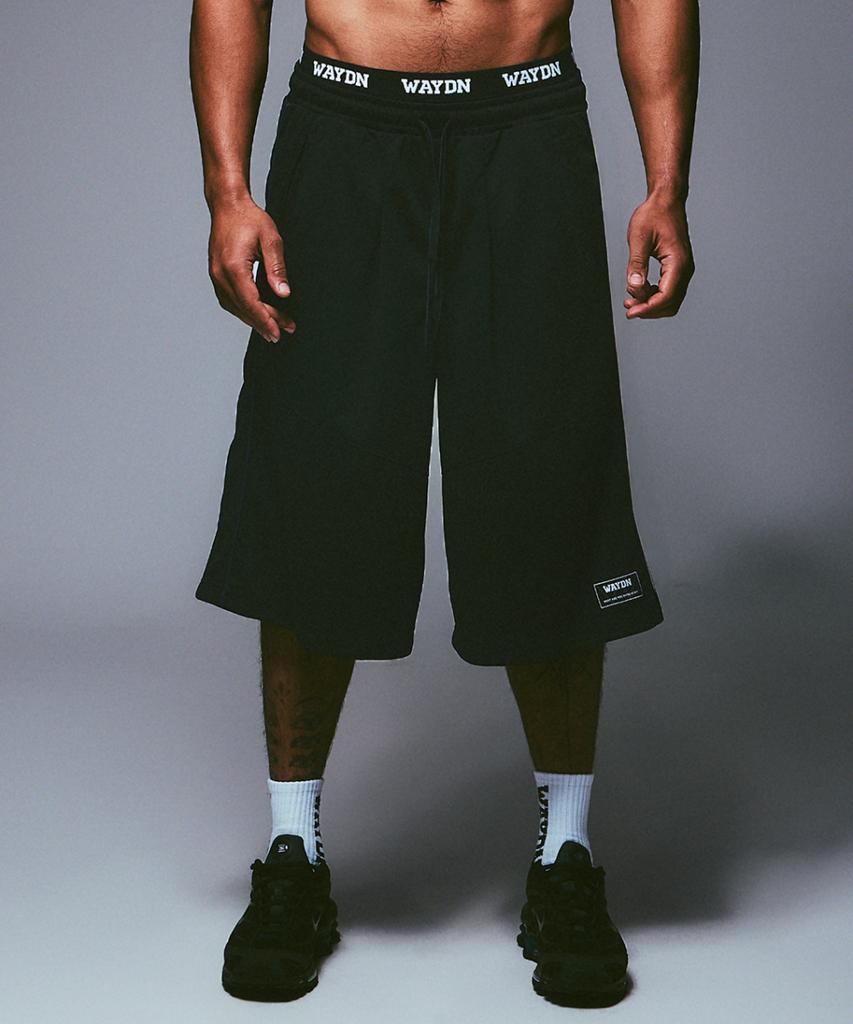 Weideun 82 Track Mesh Bermuda Shorts (Uni) Black