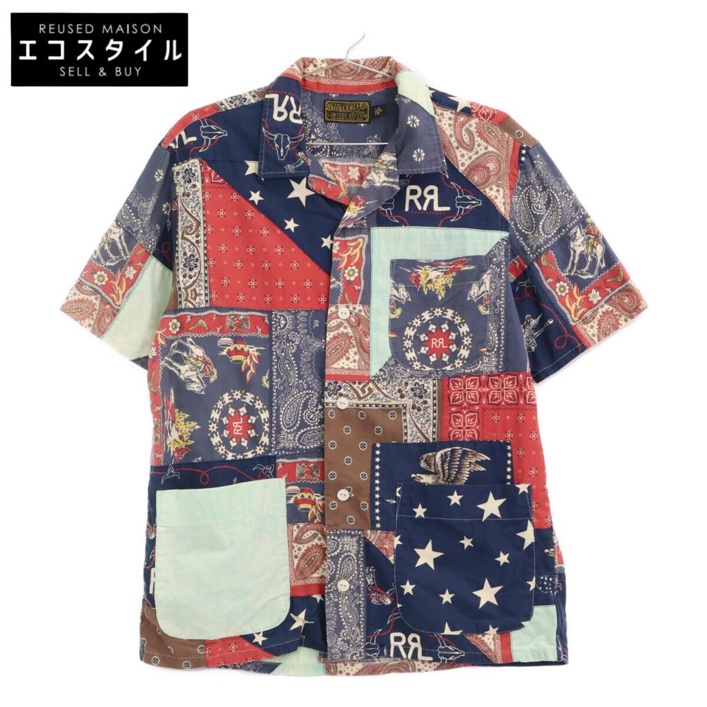 RRL Multicolor Limited Edition All-Over Patchwork Shirt tops M multicolorUsed