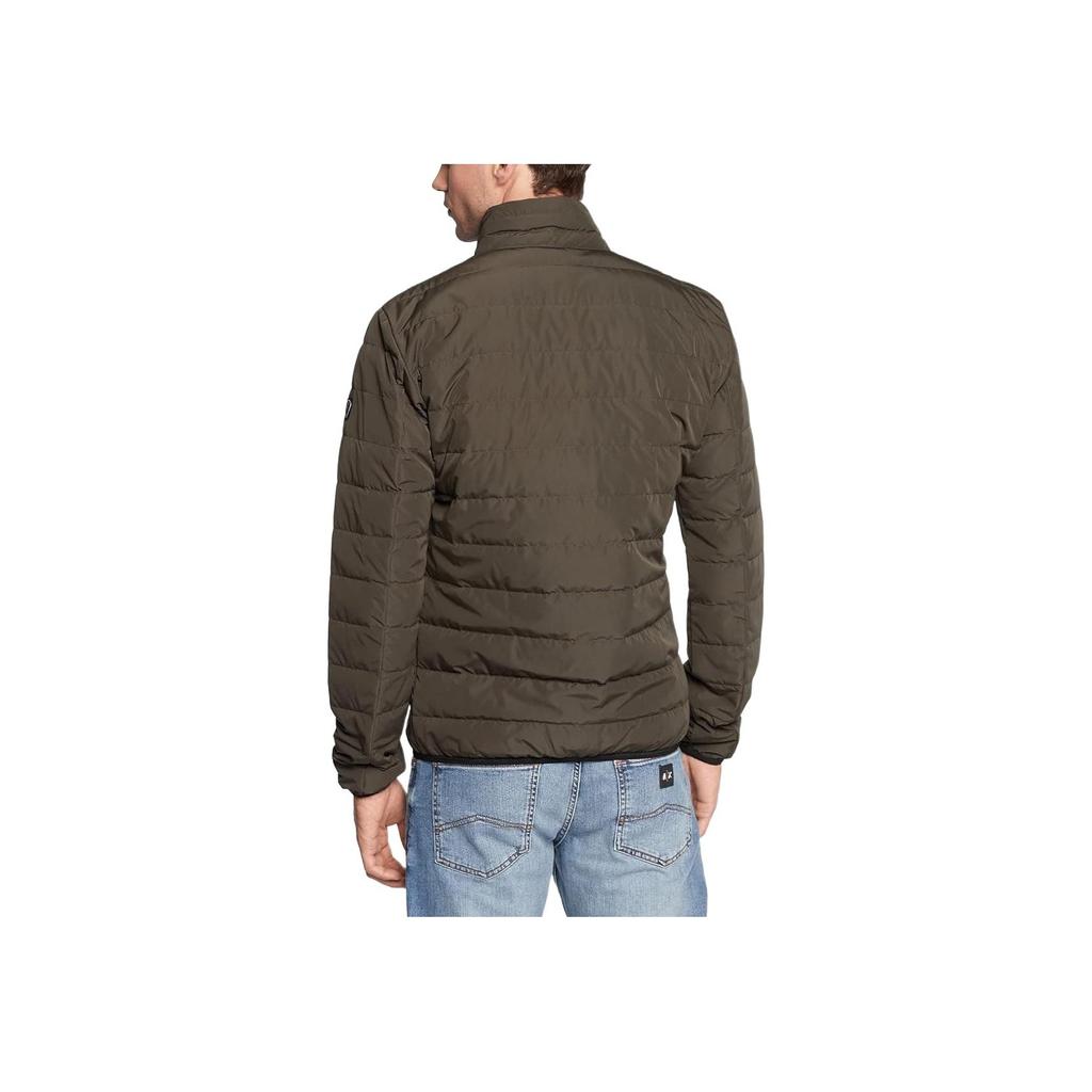 Emporio Armani EA7 Stand Collar Logo Long Sleeve Down Jacket Men Outerwear Brown 8NPB06-PNE1Z-1866