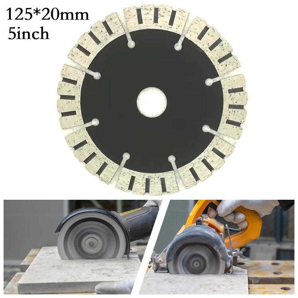 Segmented Saw Blade 5 Inch Diameter Perfect for Concrete and Stone