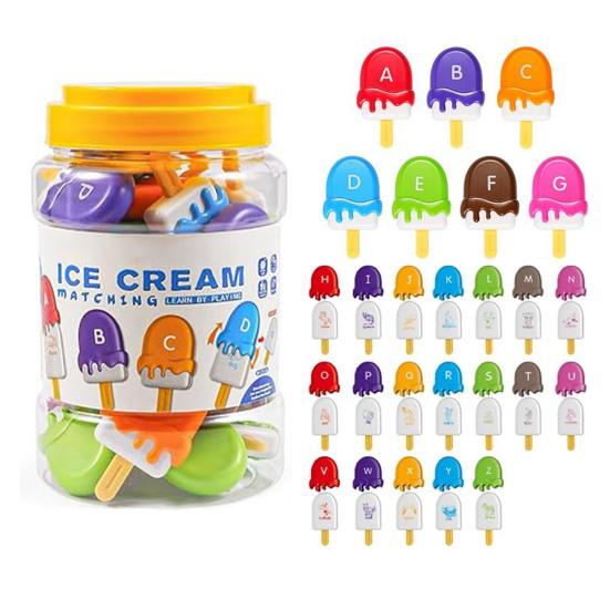 

Мороженое алфавит Сопоставление Игрушка Дети Прописные строчные буквы Обучающая игрушка Малыши