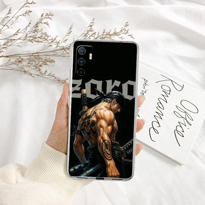 

TR33 One Piece Zoro Transparent Phone Case for Motorola Moto G7 G8 G9 G84 G85 G73 G24 G15 Z2 Play Power Plus Motorola Moto G9 Plus
