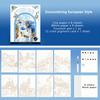Travel Watercolor Painting Set with Tri-Fold Book, Built-in 12 Colors & Stress Relief Note Paper for DIY Art Therapy