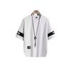 Fake Two Short-sleeved T-shirts Men's Summer Thin Tops Hong Kong Style Handsome All-match Trend Ins Casual Half-sleeved Shirt