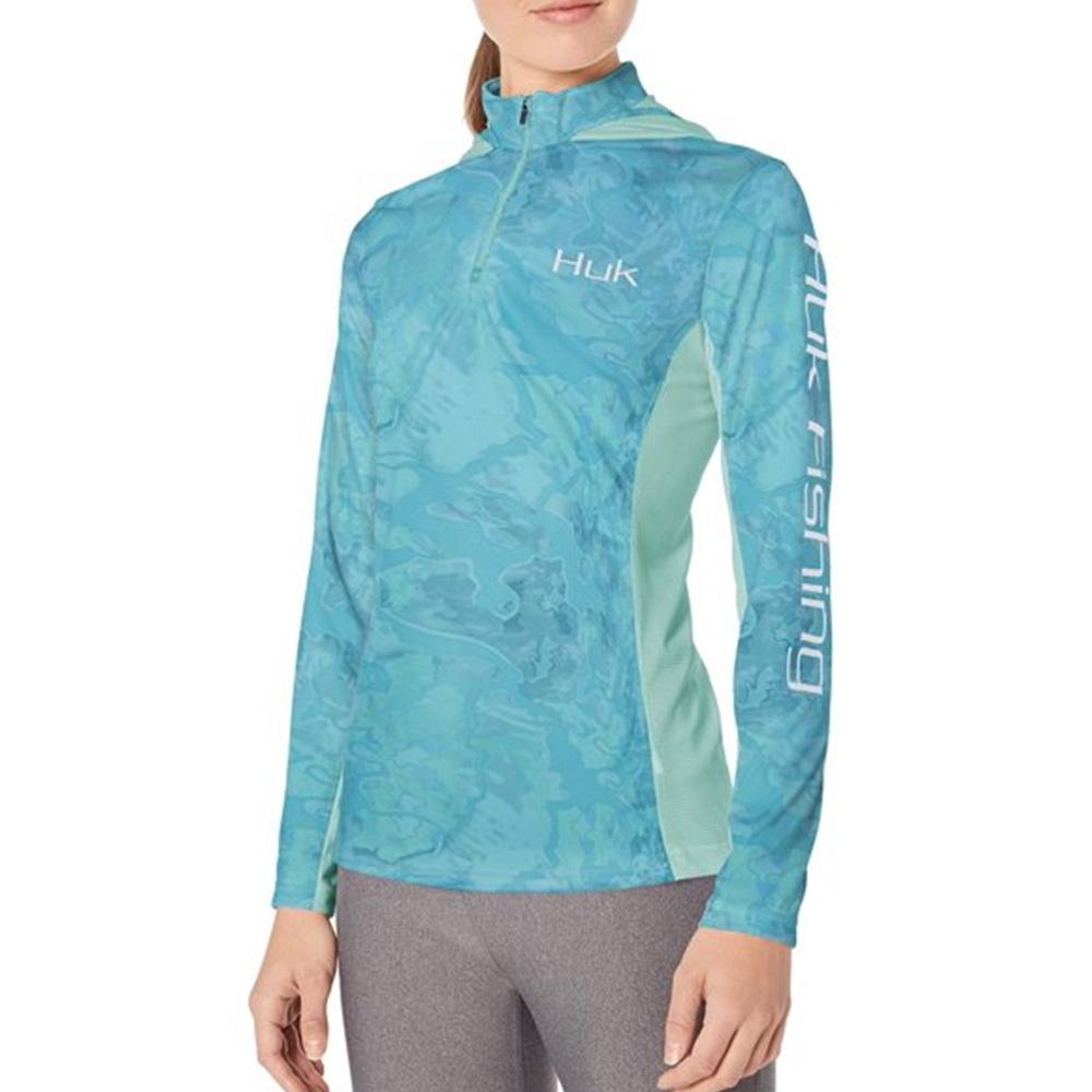 Women's long-sleeved hooded large-size fishing suit, fishing breathable sunscreen suit, fishing suit