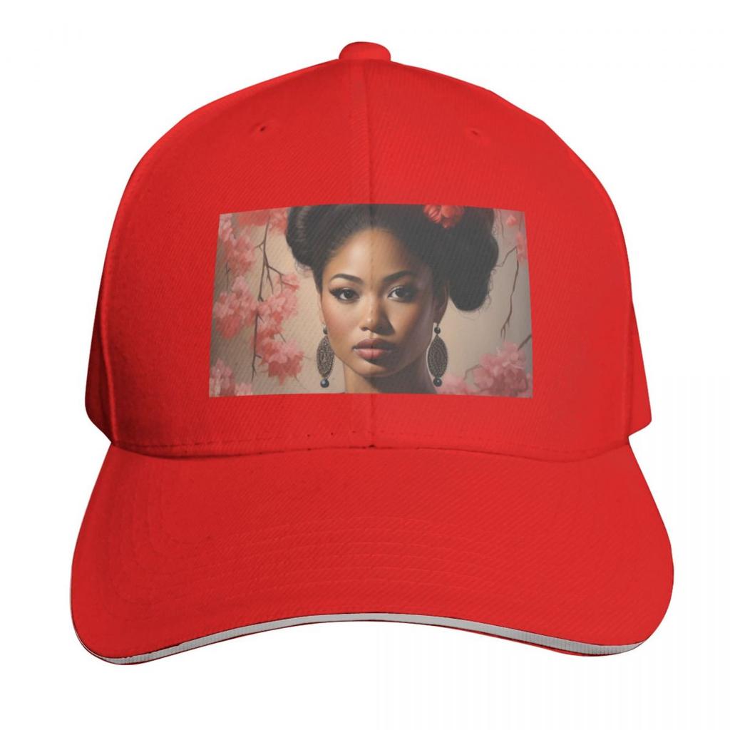 Enigmatic Ebony Geisha Baseball Cap hats for Unisex tea Hat fashionable hats on offer Womens Beach Visor Unisexs