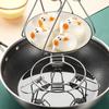 Saving Space Stainless Steel Steamer Foldable Food Steaming Holder Telescopic Steaming Rack  Baking