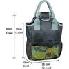 Garden tool bag, garden tool storage bag with comfortable handle, multifunctional, Oxford cloth 600d