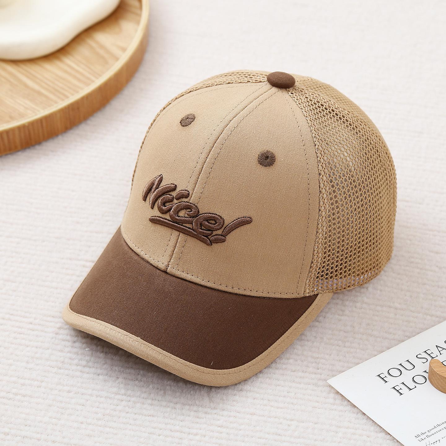 

Children s Nice Net Cap - Summer Girls Outdoor Mesh Baseball Cap - Boys Sun Protection Beanie Hat 50-52 CM