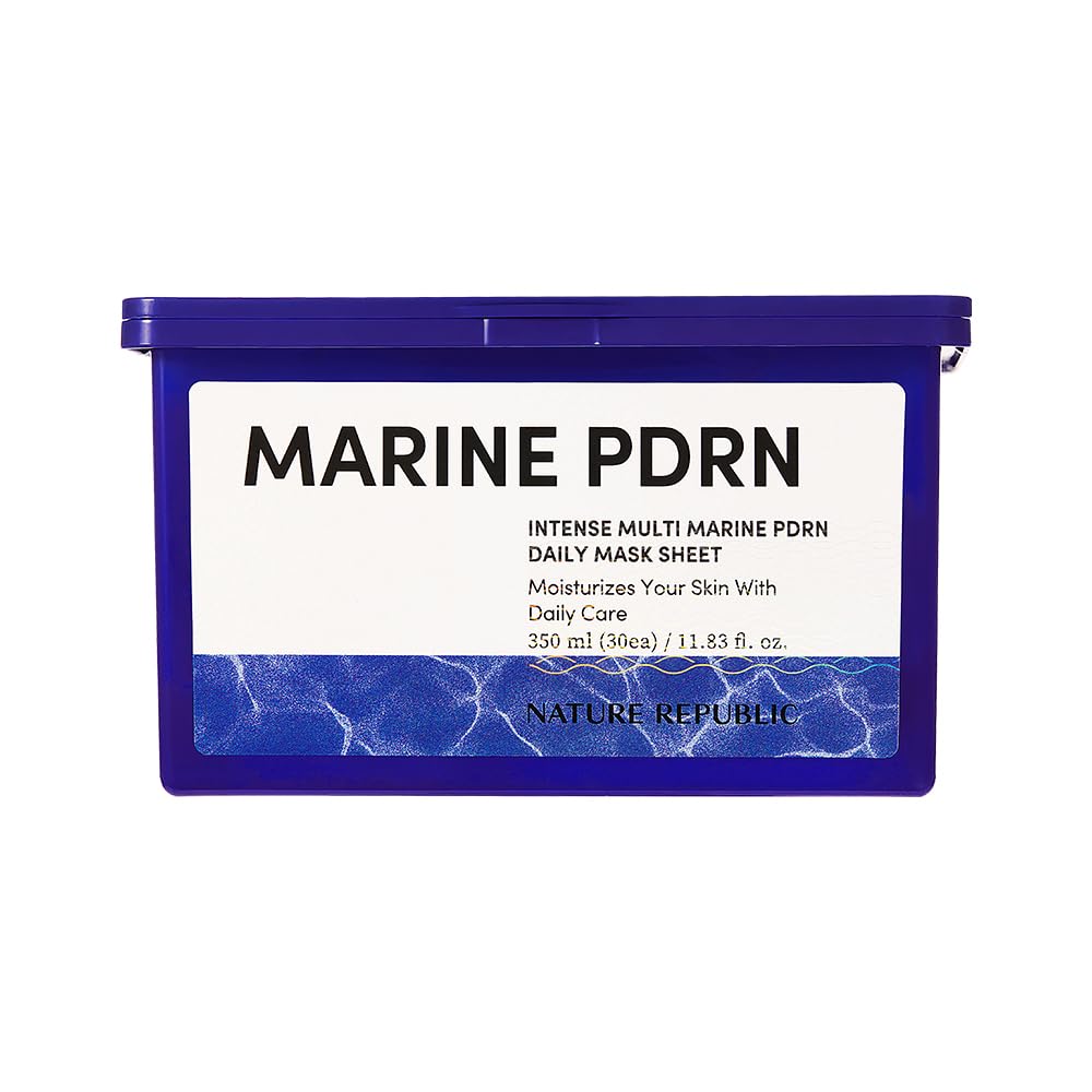 

NATURE REPUBLIC Ежедневная тканевая маска PDRN Уход за упругостью сухой кожи Увлажняющая маска-бокс