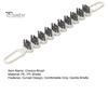 Cleaning Brush Bendable Multifunctional Curved Design Comfortable Grip Gentle Bristle Effective Crevice Brush