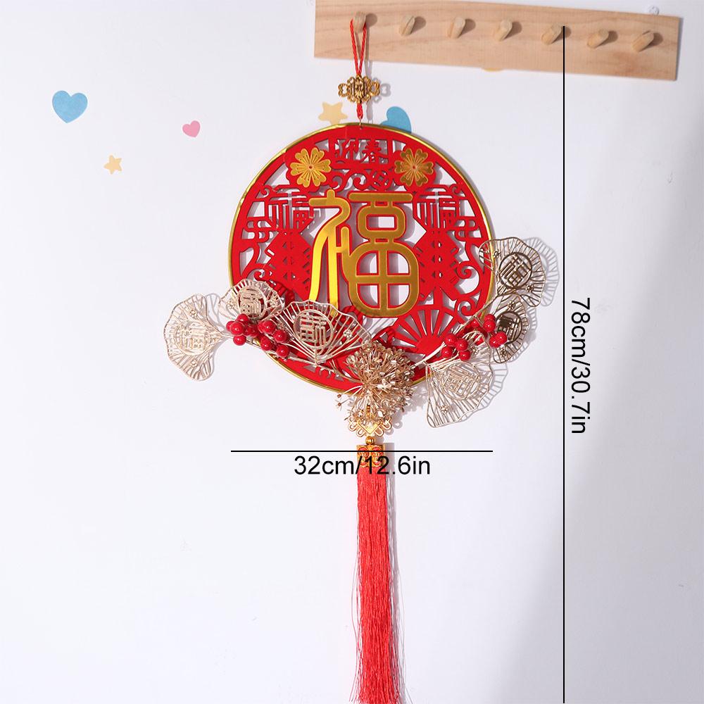 Acrylic Spring Festival Pendants Chinese Style Fu Character Pendant  Spring Festival