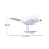 Resin Cute Bird Figurine European Ornaments Geometric Origami Animal Statue Home Office Bird Sculpture Abstract Home Decor