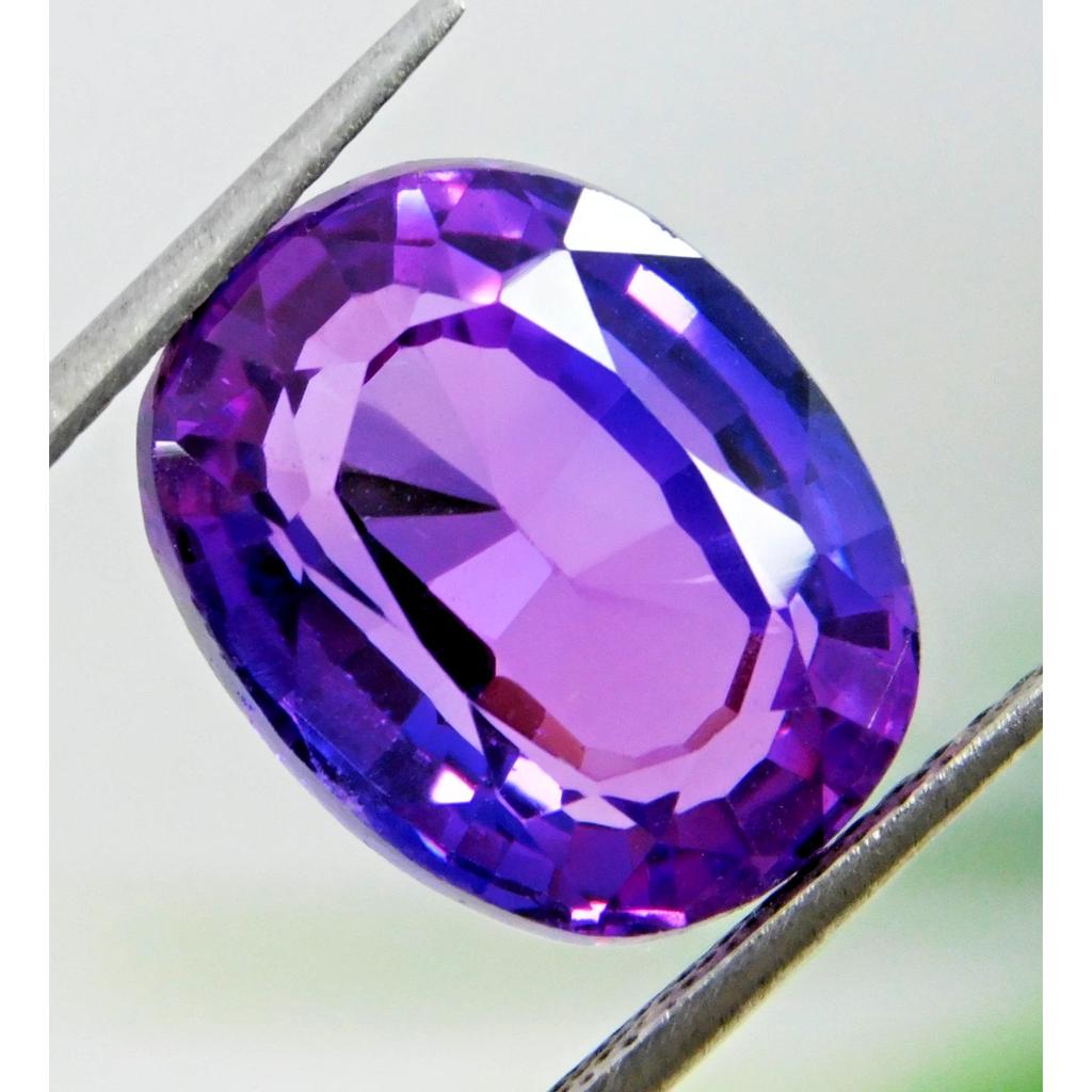 Certified Rare 9.60 Ct Natural Purple Sapphire Oval Cut Loose Gemstone