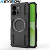KEYSION Hollow Heat Dissipation Case for OPPO A6x 5G A6 A6t Pro A6s 5G Soft Silicone+PC Magnetic Cooling Shockproof Phone Cover