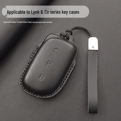 Lynk & Co Z10/Z20 Ultra Genuine Leather Key Case with Buckle