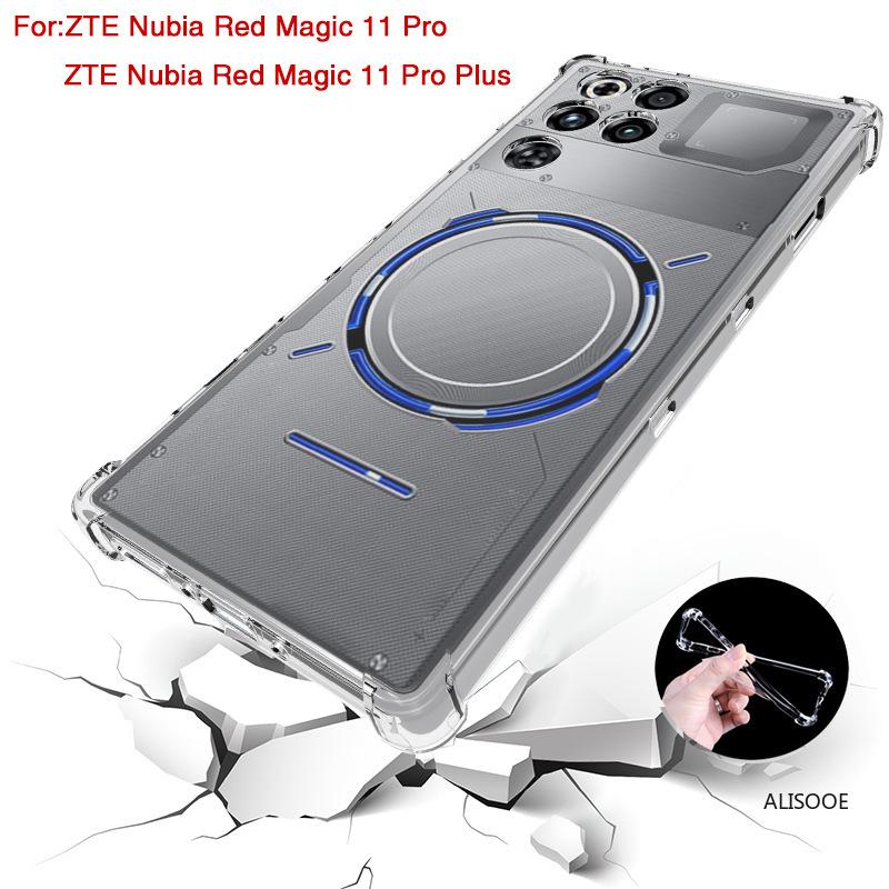 Transparente Hülle für Nubia Red Magic 11 Pro Plus Case TPU Klar Stoßfest Handy Schutz Hüllen Capa Coque