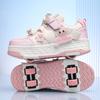 Kid's Four-wheel Roller Skating Shoes Walking Shoes Girl's Sports Shoes Roller Skate Sneakers for Boys