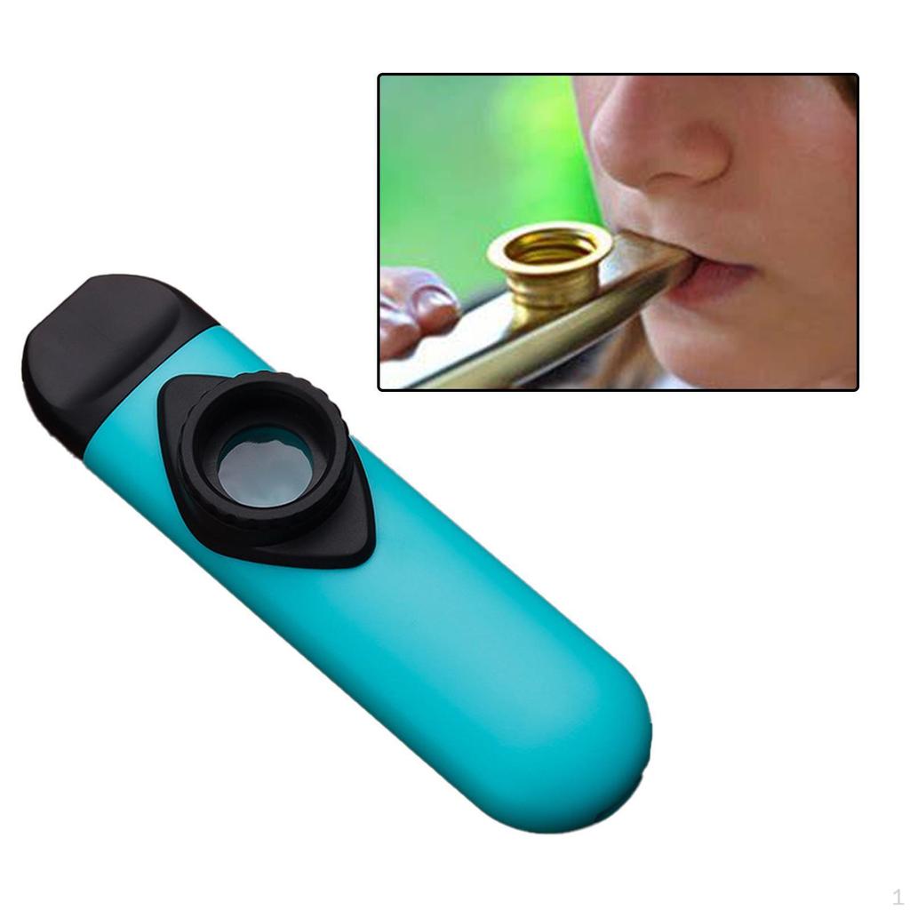 Kazoo Tragbare Musikbegleitung für Erwachsene und Kinder Inklusive 5 Membranen