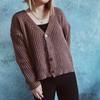Autumn Cardigans Sweaters For Women Winter Long Sleeve Single Breasted Knitted Sweater Outerwear Coats