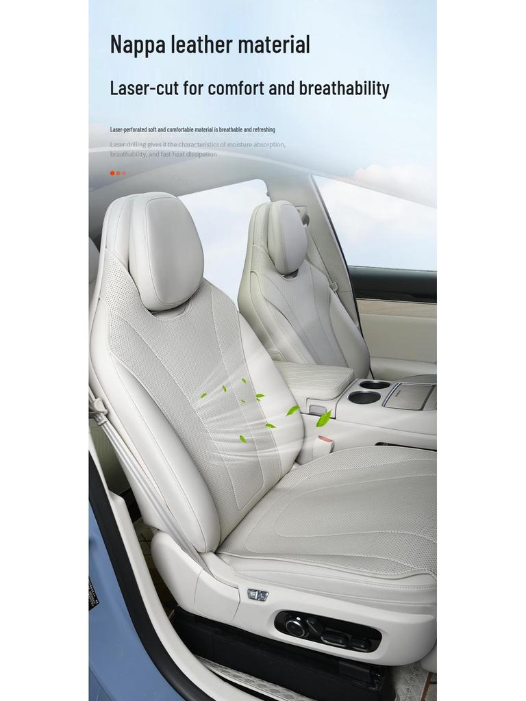 iCAR R7 Breathable Car Seat Cushion – Universal Fit for All Seasons, Interior Car Accessories