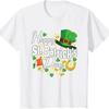 Happy St Patricks Day Shamrock Irish Men Women Crewneck T-Shirt Regular Short Sleeve Fashion Casual Style Adult Streetwear