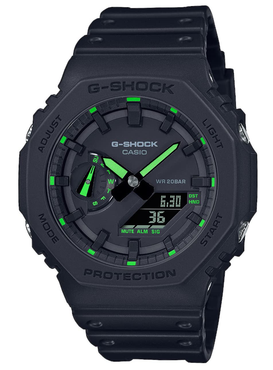 

Casio ЧАСЫ Trend 49мм Размер Аналогово-цифровые G-Shock GA-2100-1A3ER Черный, Черный, уникальный, GA-2100-1A3ER-AMZUK. чёрный
