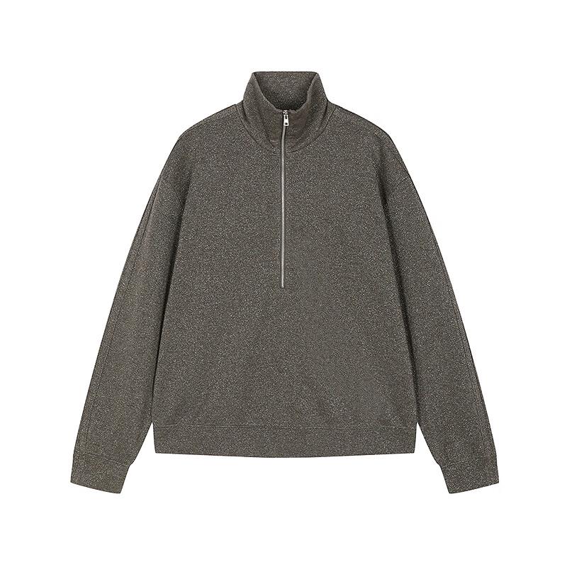 JNBY Loose Fit Stand Collar Pullover Sweatshirt