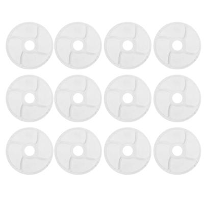 Pet Water Fountain Filter 3 Layer Filtering Replacement Cat Dog Water Dispenser Filter 12pcs