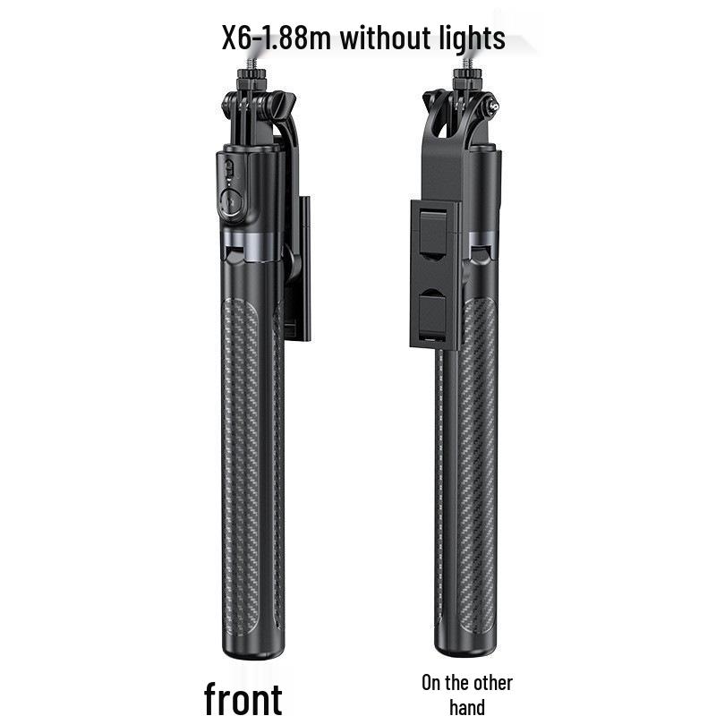 

X6 Mobile Bluetooth Selfie Stick & Tripod - 1.88m Extendable, Universal Phone Holder for Live Broadcasts