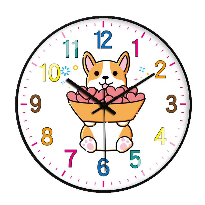 12-Inch Nordic Starry Sky Silent Wall Clock for Bedroom & Living Room