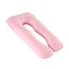 U Shaped Maternity Pregnancy Body Pillow Pillowcase Pink