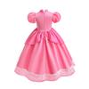 Halloween Cosplay Luegi Brother Costume Same Style Peache Princess Dress Girls Stage Performance Clothes Kids Birthday Carnival Party Outfits