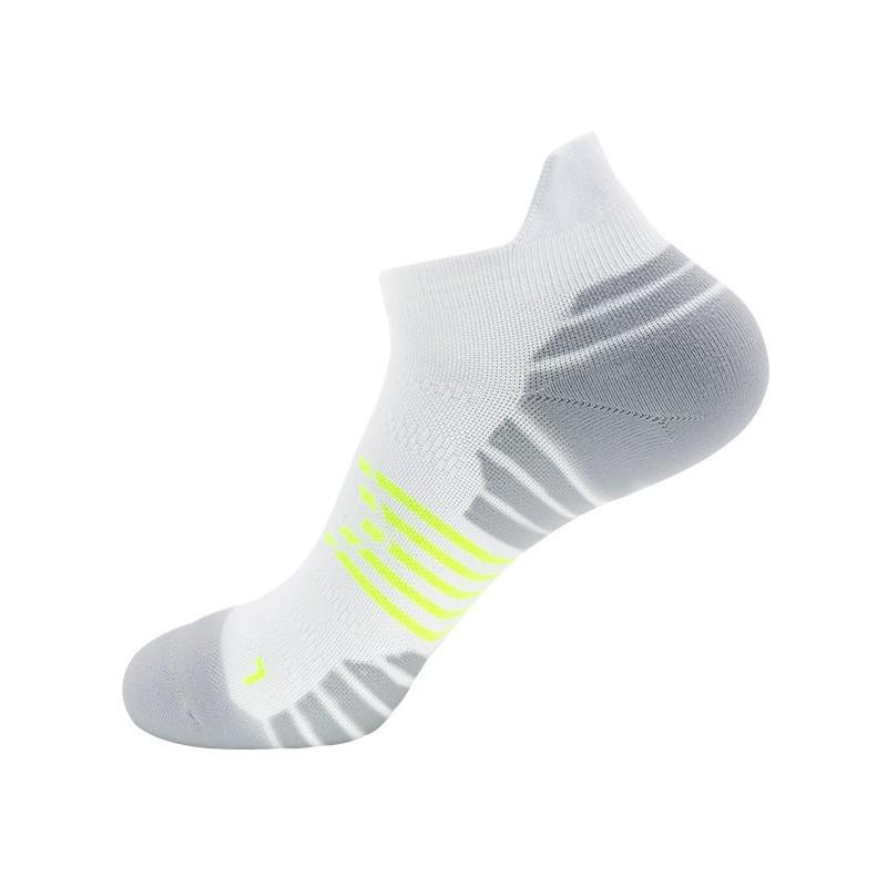 Unisex Cross-Border Thickened Non-Slip Marathon Running Socks - Short Professional Training Fitness Towel Socks