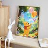Disney Winnie the Pooh with colorful balloons diamond painting full diamond art kit handmade diy home decoration gift