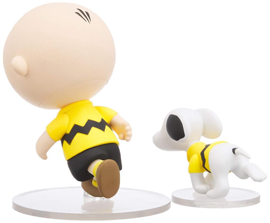 UDF Ultra Detail Figure PEANUTS Série 11 CHARLIE BROWN přibližně dokončená figurka & SNOOPY, výška 94/42 mm, malovaná,