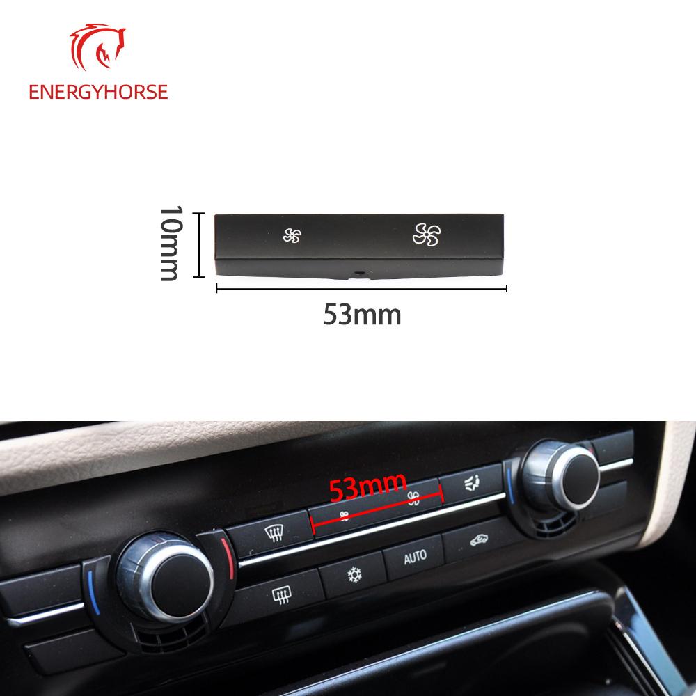 A/C Heater Climate Air Conditioning Control Panel Fan Speed Button Cover for BMW 5 7 Series F07 GT F10 F11 F01 F02 520 525 730
