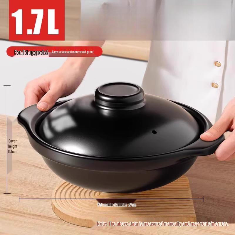 

ZISIZ Clay Pot Casserole with Lid