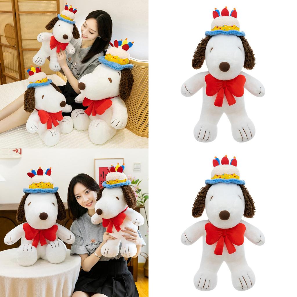 Cute Cartoon Birthday Hat Plush Toy For Children Kids Gift