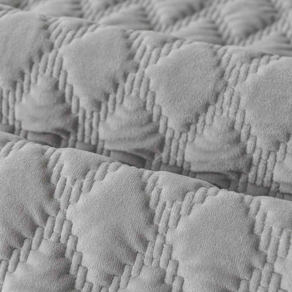 Nordic Style Sofa Slipcover Non Slip All Season Thickened Flannel Winter Plush Couch Cover for Living Room