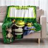 Coperta Stampata a Tema Shrek - Perfetta per Divano, Letto, Viaggio e Uso all'Aperto | Lavabile in Lavatrice, Accogliente e Durevole.