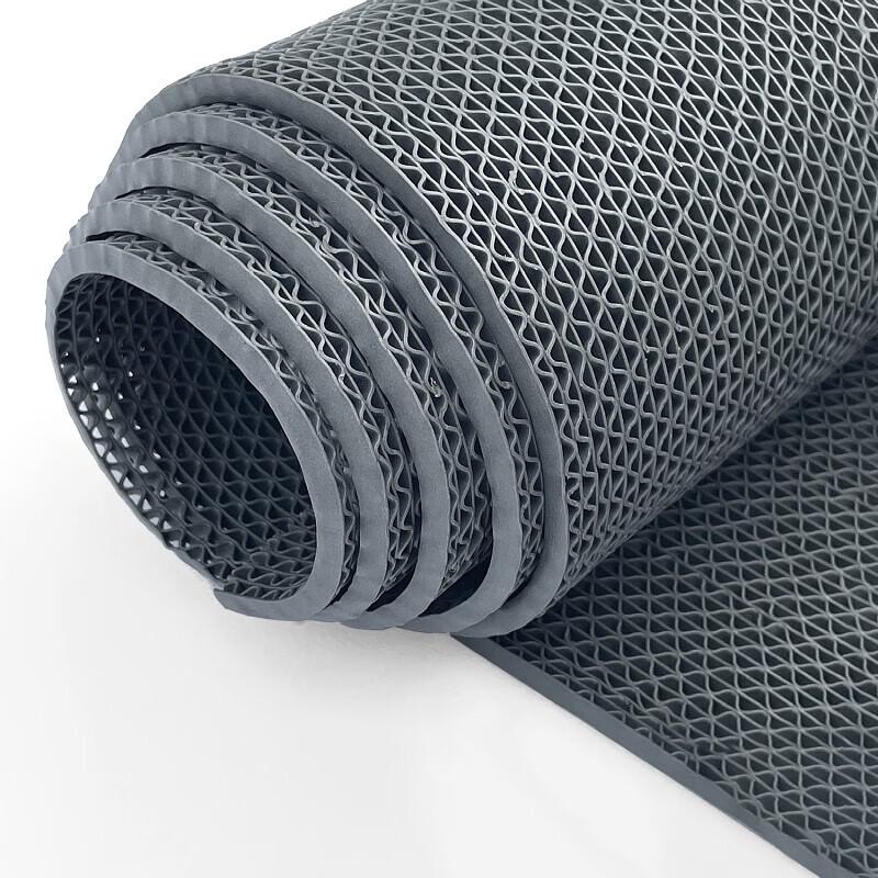 Chu Rong Grey PVC Non-slip Waterproof Floor Mat