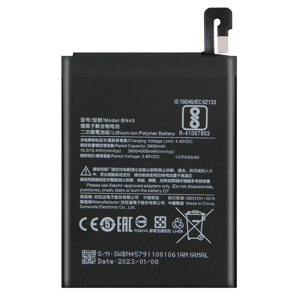 Phone Battery BN45 For Xiaomi Redmi Note 5 Redrice Note5 BN45 Battery 4000mAh