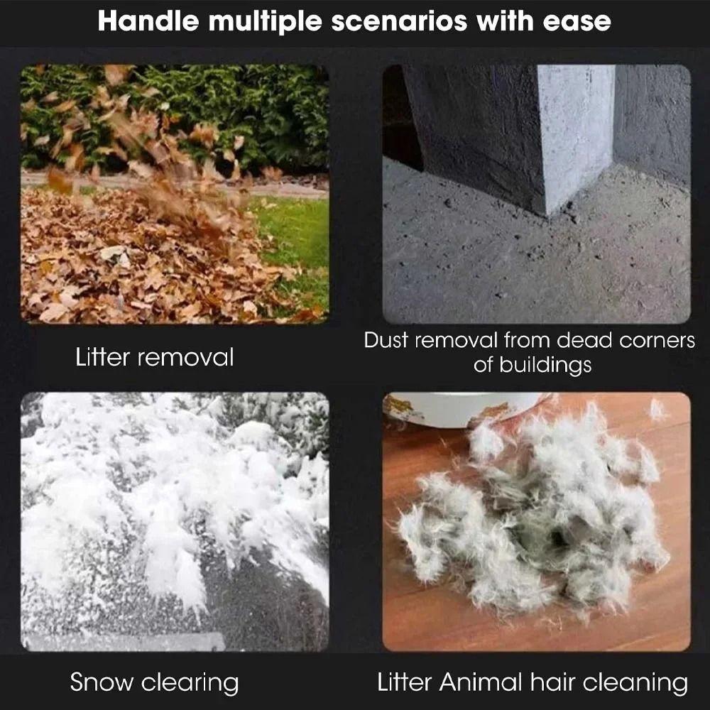 High-power Electric Leaf Blower 21 V Power Rechargeable Blower Dust Collector Computer Cleaning