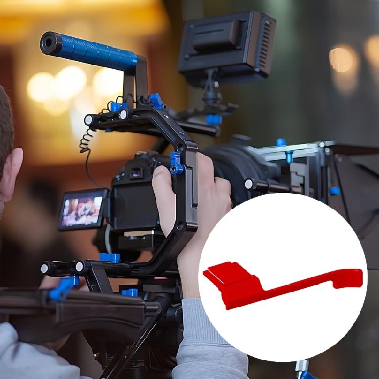 Street Photography Camera Thumb Rest, Hot Shoe Metal Grip Accessory for X-E5 One-Hand Carry, Daily Use, and Travel Days