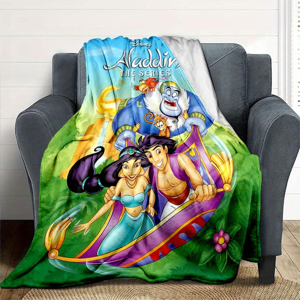 1pc, Disney Aladdin The Serics Blanket Soft and Cozy for All Seasons, Living Room, Travel, Camping, Car Blankets