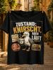Notstrom Zustand Knirscht Aber Lauft Tired Eagle With Coffee And Aged Information Cards In A Unisex All TShirt