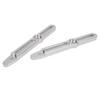 Windscreen Adjusters Bracket Kit Aluminum Reduce Noise Replacement for Suzuki V‑Strom 800DE DL800 2022 To 2024 Silver