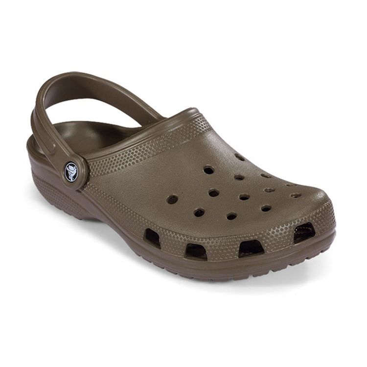 Crocs Classic Clog Unisex Chocolate EVA Minimalist Casual 2cm Clogs 10001-200