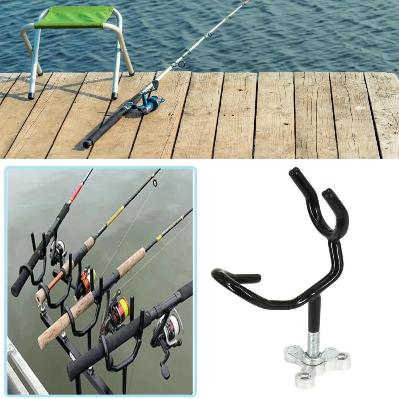 20 Degree Secure Grip Rod Brackets Fishing Rod Brackets Fishing Rod Rack for Boats Ship Quick Installation
